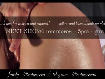 cutieeeeva's sex show image