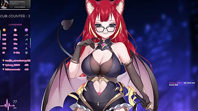 LewdFoxy_VT's sex show image