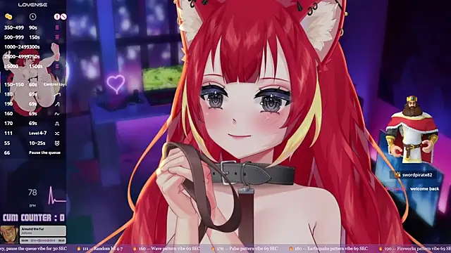LewdFoxy_VT's sex show image