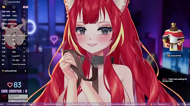 LewdFoxy_VT's sex show image