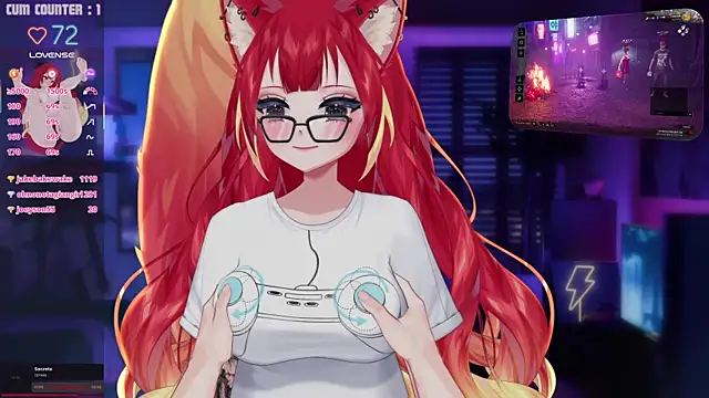 LewdFoxy_VT's sex show image