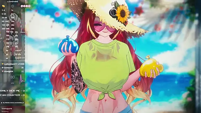 LewdFoxy_VT's sex show image