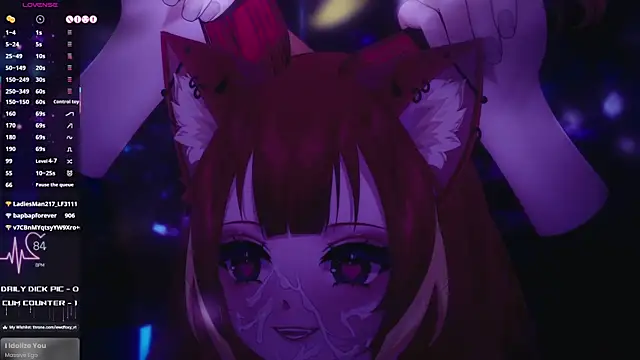 LewdFoxy_VT's sex show image