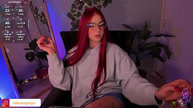 Sexshow-Bild von Fallengangel