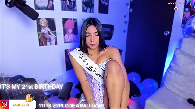 Scarlesth's sex show image