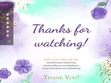 webchrissy's sex show image