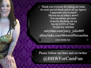 bbwmilfforcamfun's sex show image
